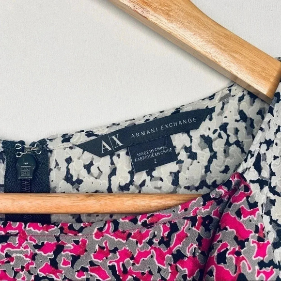 A/X Armani Exchange Side Ruffle Romper Size 2 - Picture 6 of 7